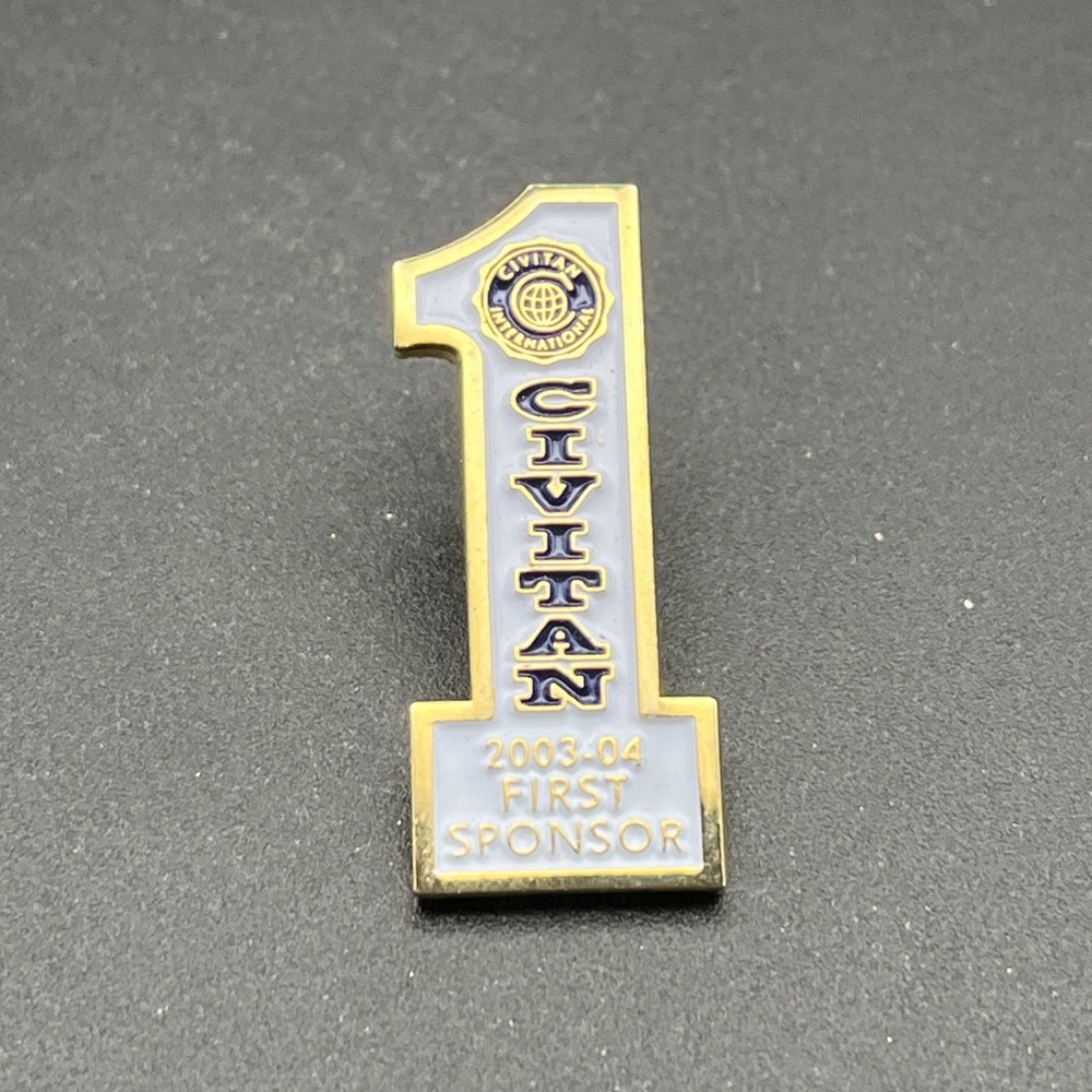 Civitan International First Sponsor 2003-2004 Lapel Hat Pin